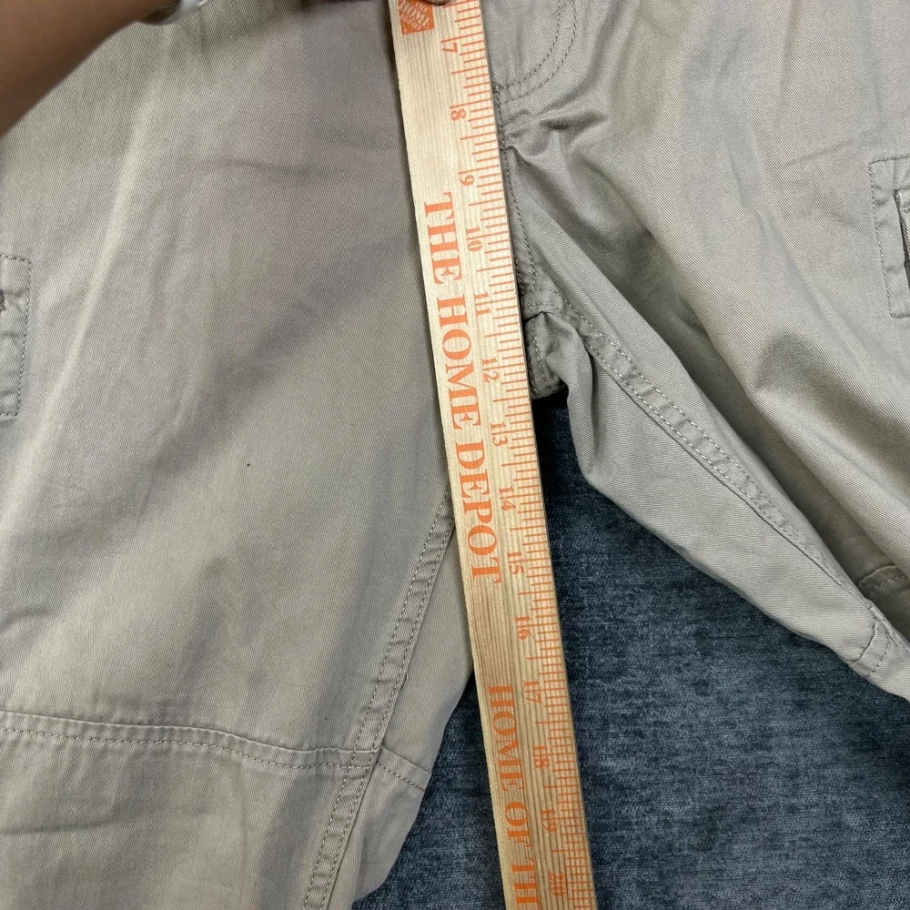 The North Face Cargo Pants Mens 36 Beige Good Utility Hiking Flat Front Cotton